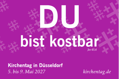 Du bist kostbar, Logo Kirchentag