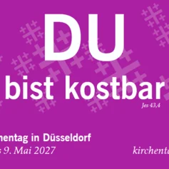 Du bist kostbar, Logo Kirchentag